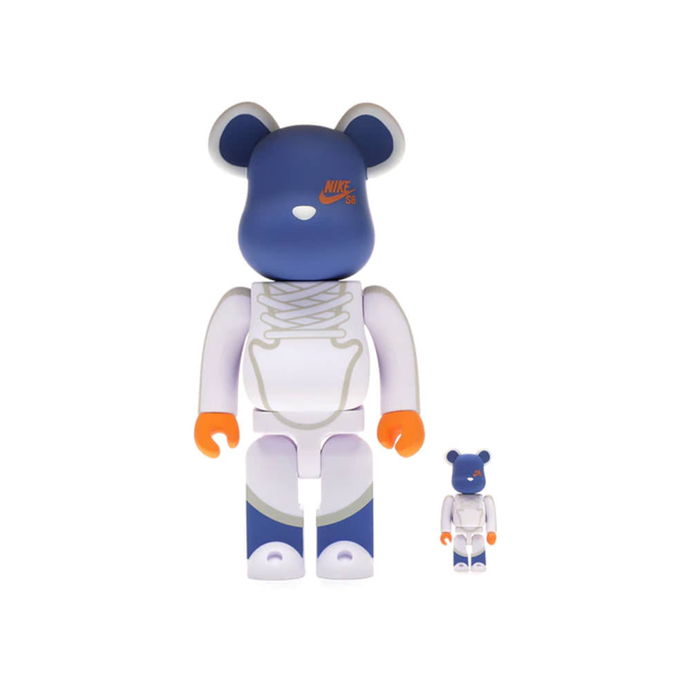 Bearbrick Nike SB 100% & 400% Set White/Blue