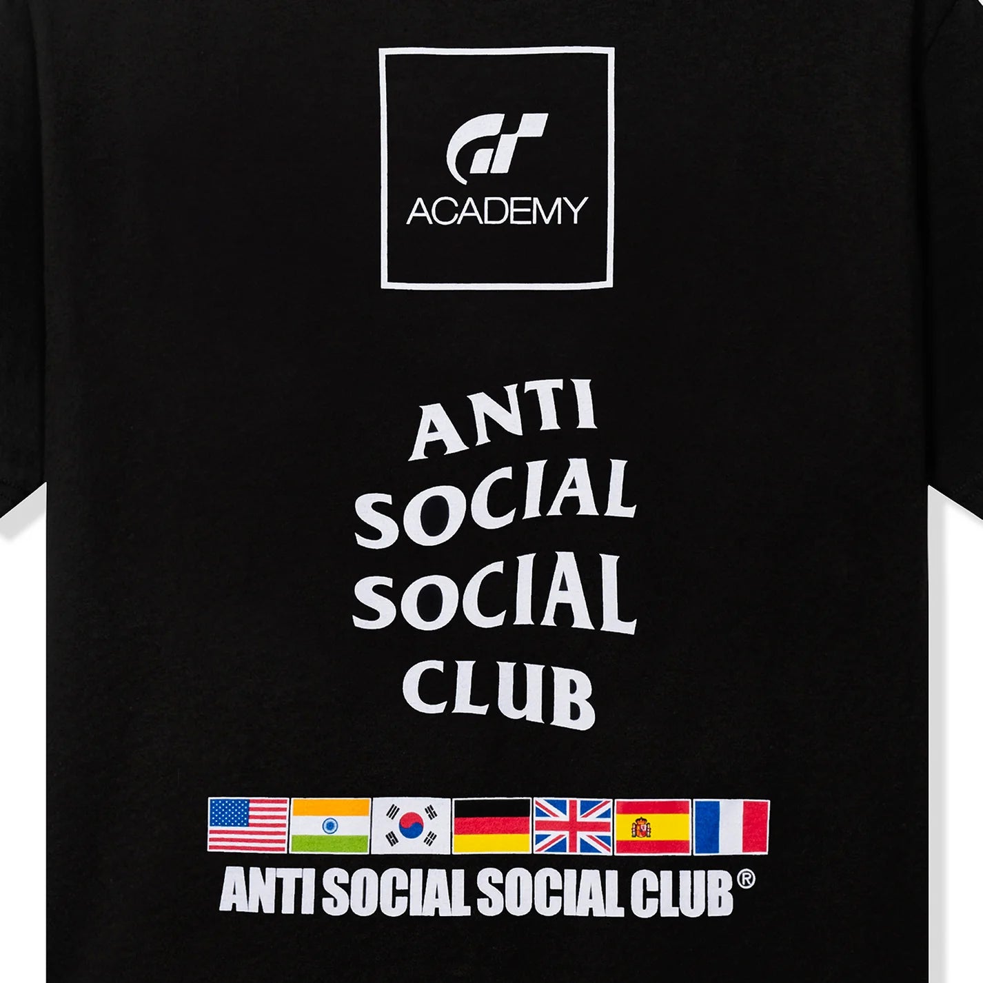 ASSC x Gran Turismo Flag Tee - Black