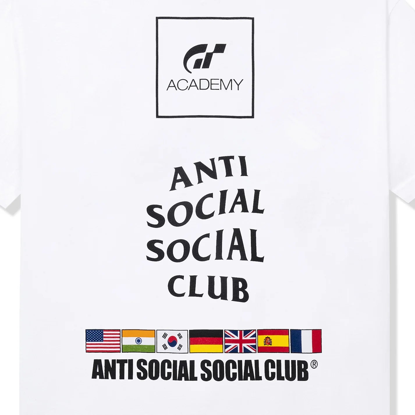 ASSC x Gran Turismo Flag Tee - White