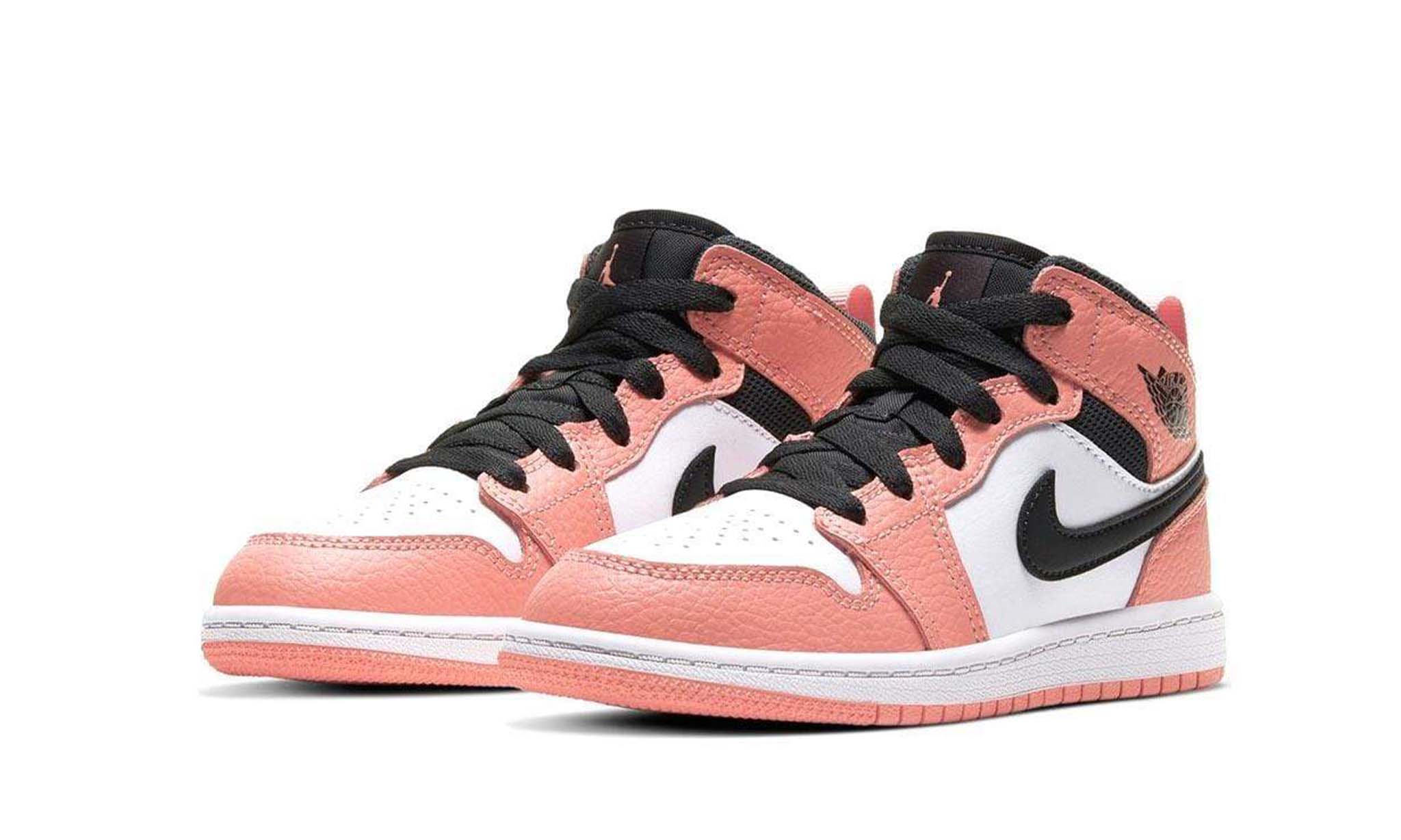 Air Jordan 1 Mid Pink Quartz (PS)