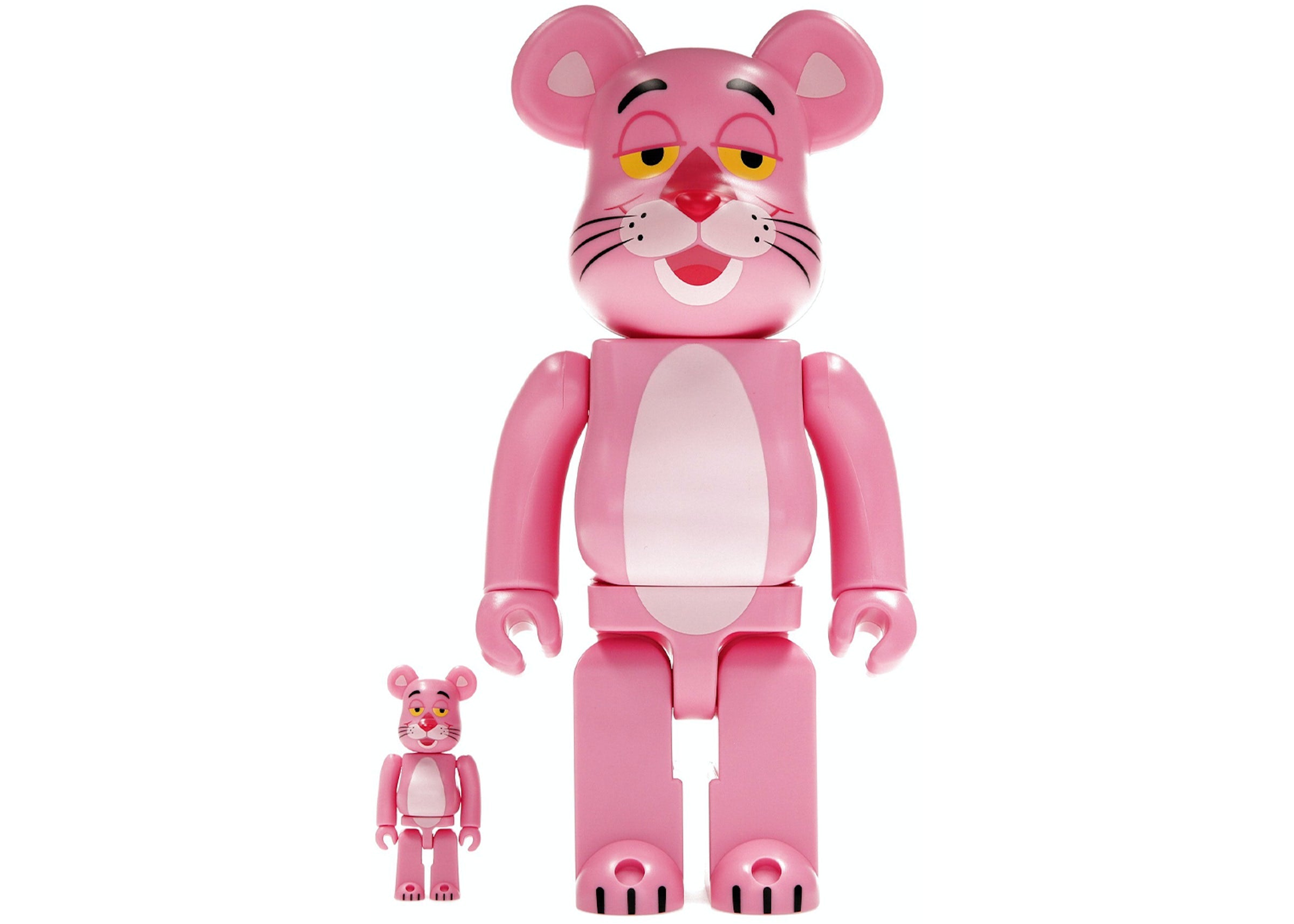 Bearbrick Pink Panther 100% & 400% Set