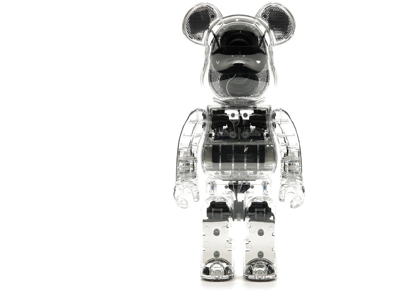 Bearbrick Rinaro Audio 400% Portable Speaker Clear