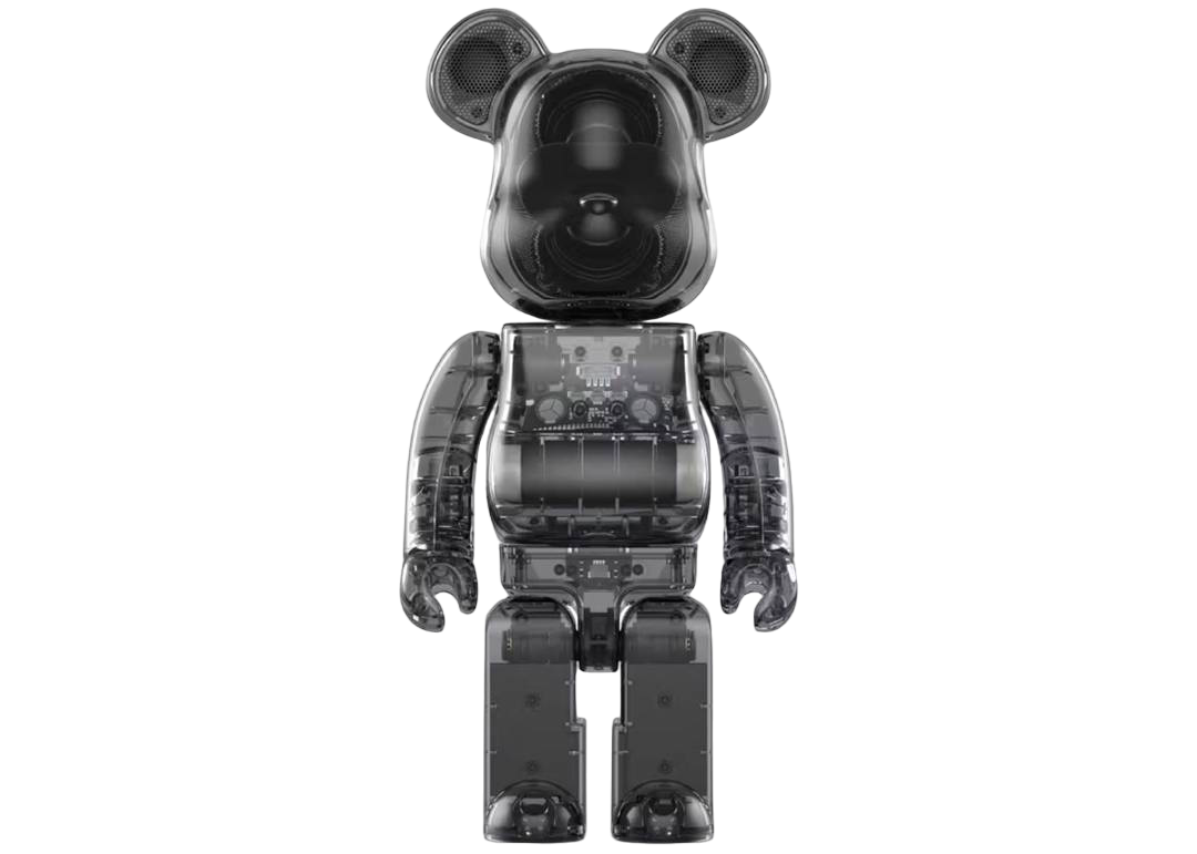 Bearbrick Rinaro Audio 400% Portable Speaker Smoke