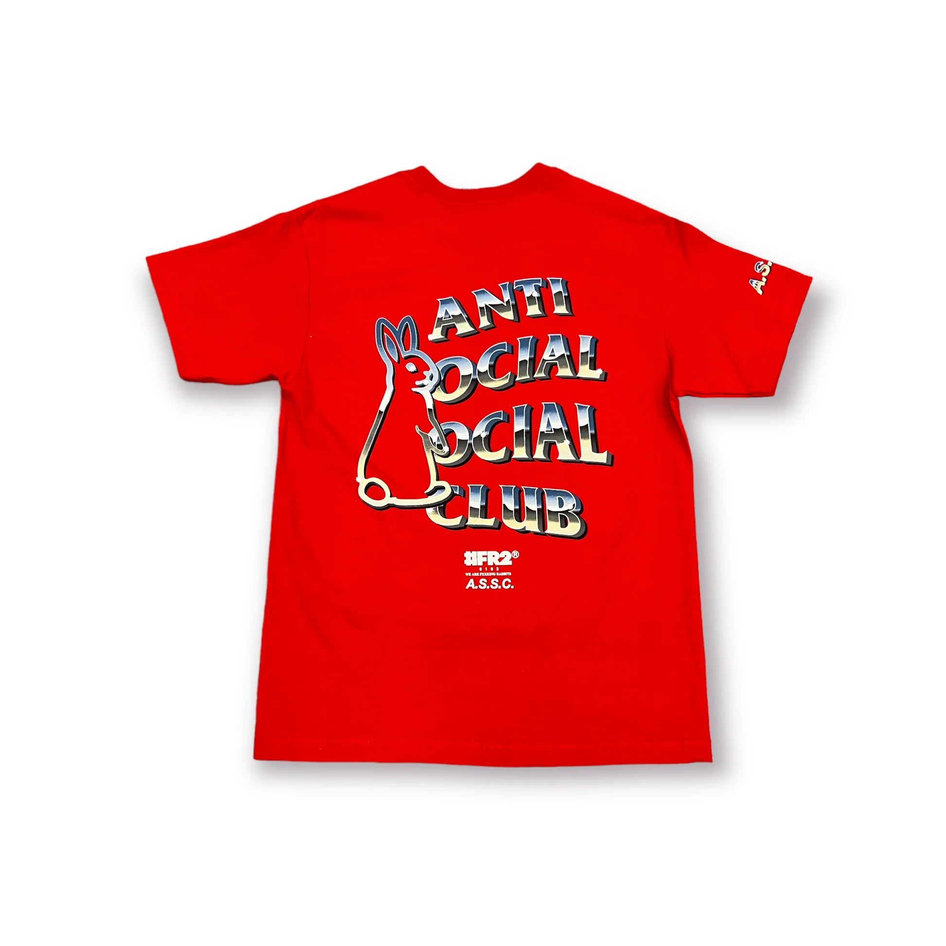 Anti Social Social Club X FR2 Magnetism T-Shirt (Red)