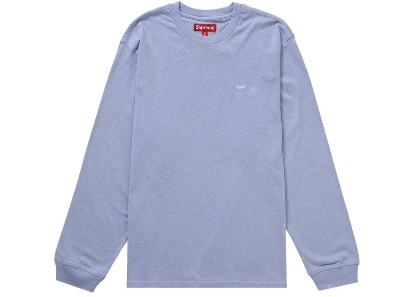 Supreme Small Box Logo Long Sleeve Shirt (Lavender)