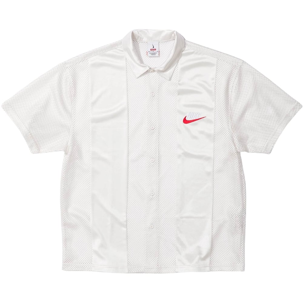 Supreme x Nike Mesh S/S Shirt White