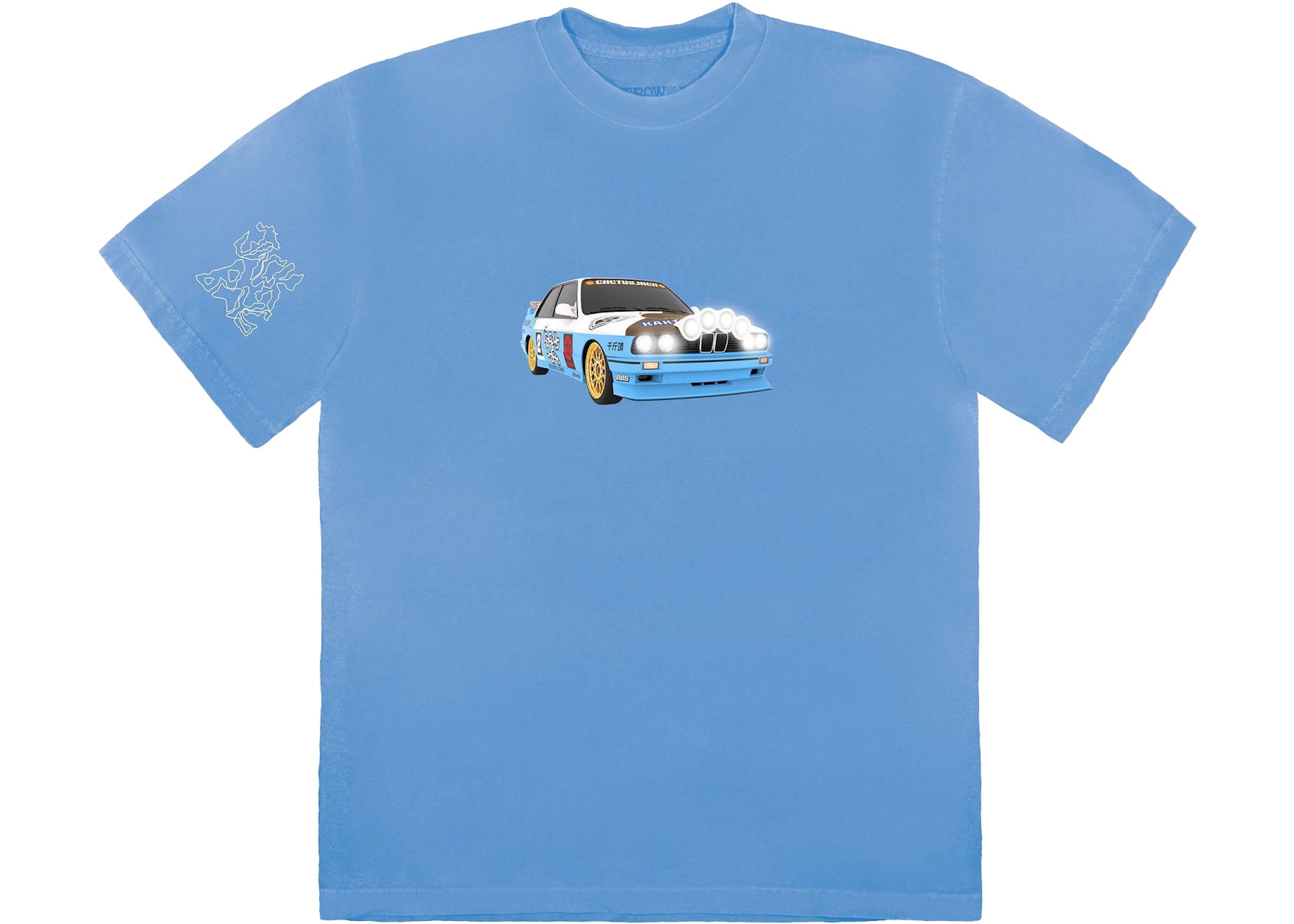 Travis Scott JACKBOYS Vehicle T-shirt (Blue)