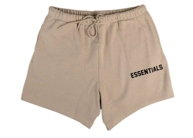 Fear Of God Essentials Logo Shorts (Dusty-Beige)