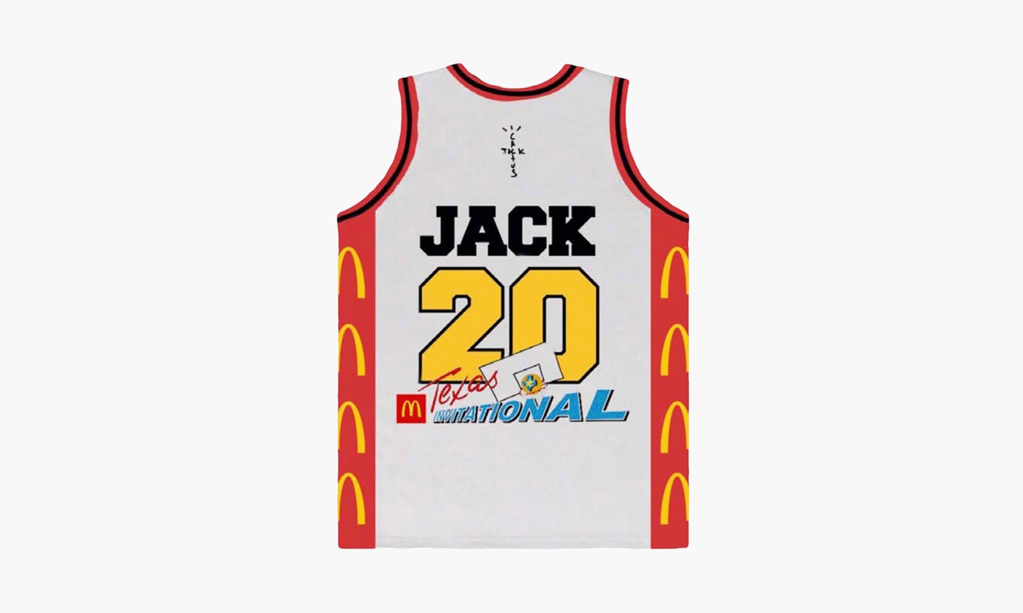 Travis Scott x McDonald's Cactus Jack All American Jersey White