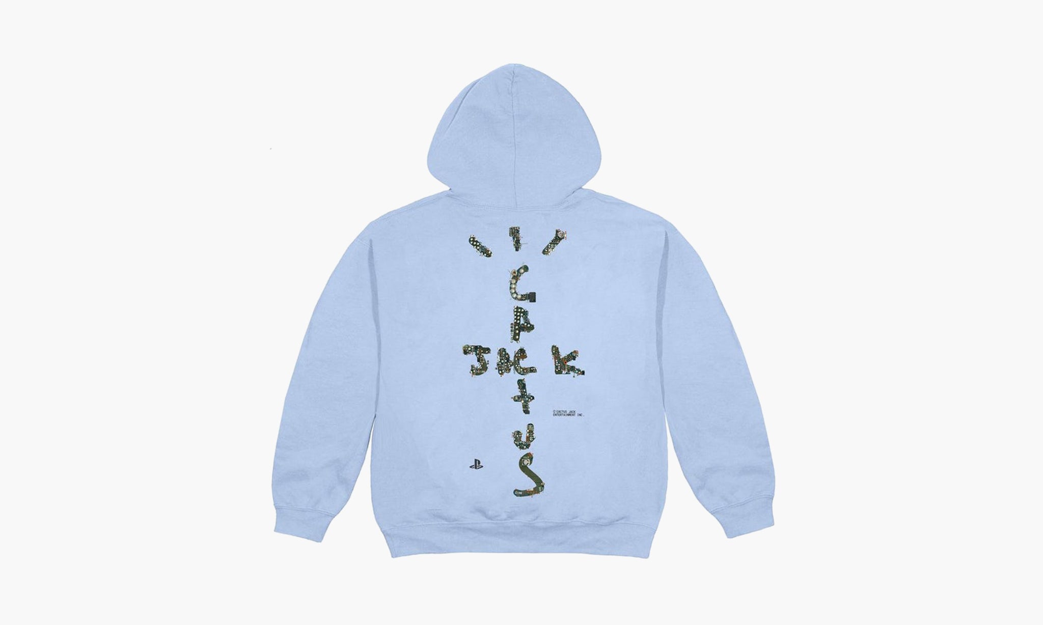 Travis Scott x Playstation Hoodie Light Blue