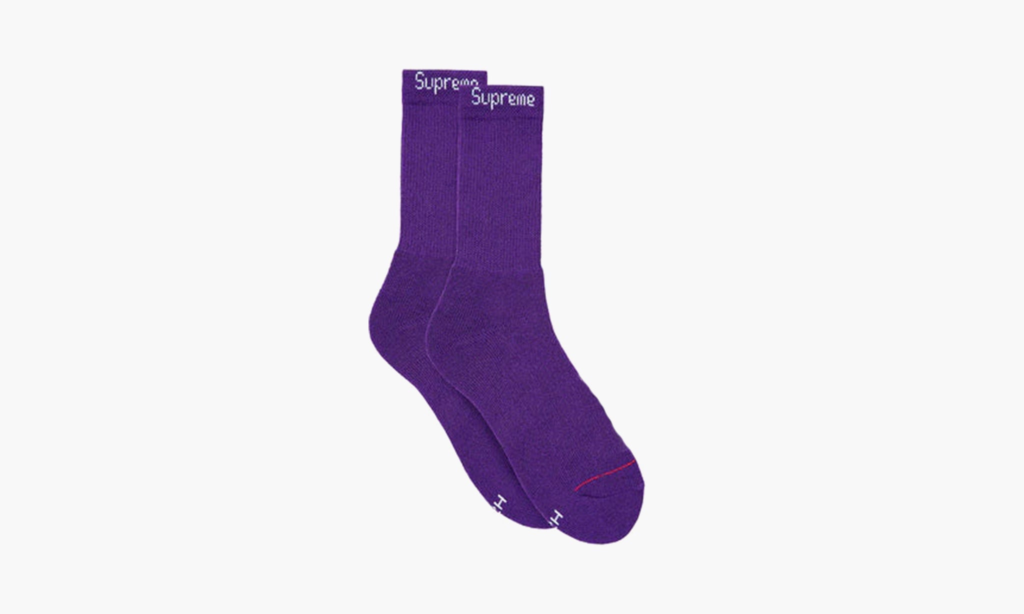 Supreme High Socks Purple