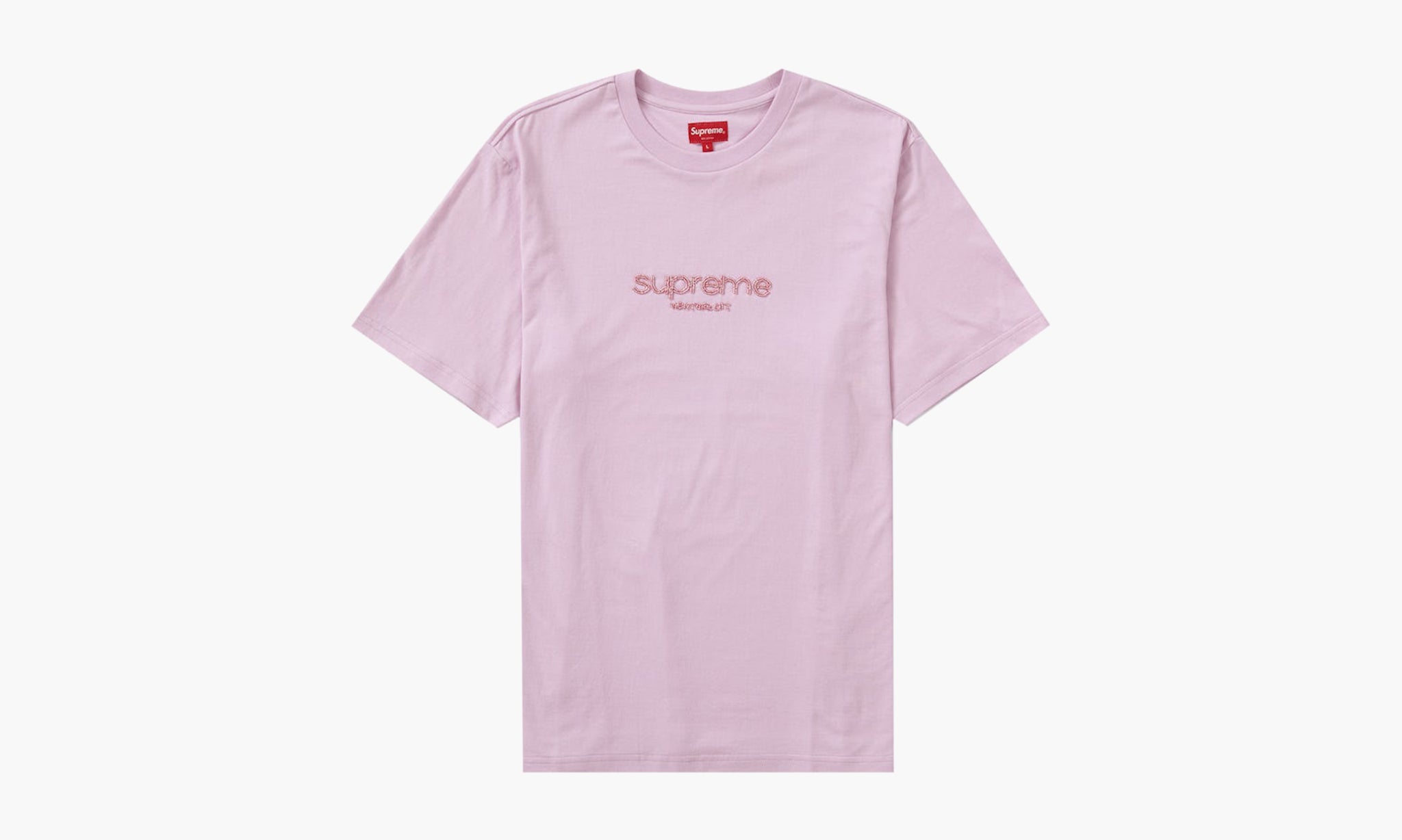 Supreme Beaded Logo S/S Top Pink