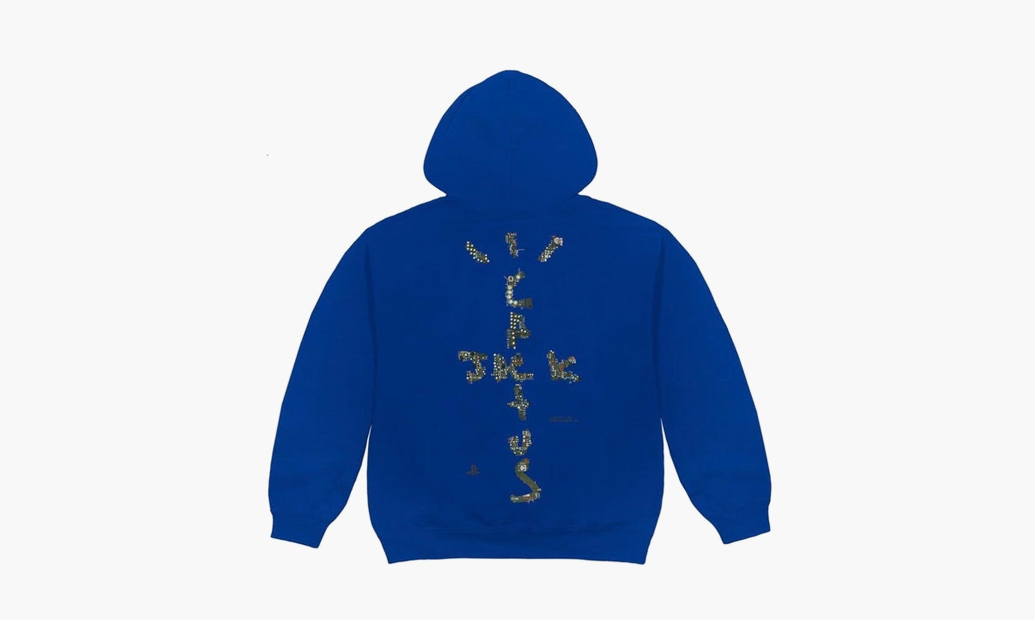 Travis Scott x Playstation Blue hoodie