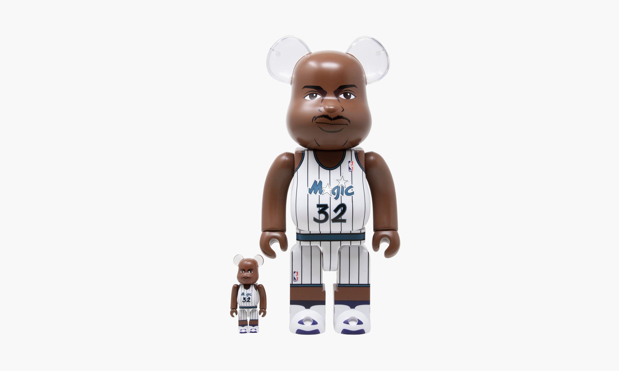 Bearbrick Shaquille O'Neil (Orlando Magic) 100% + 400% Set