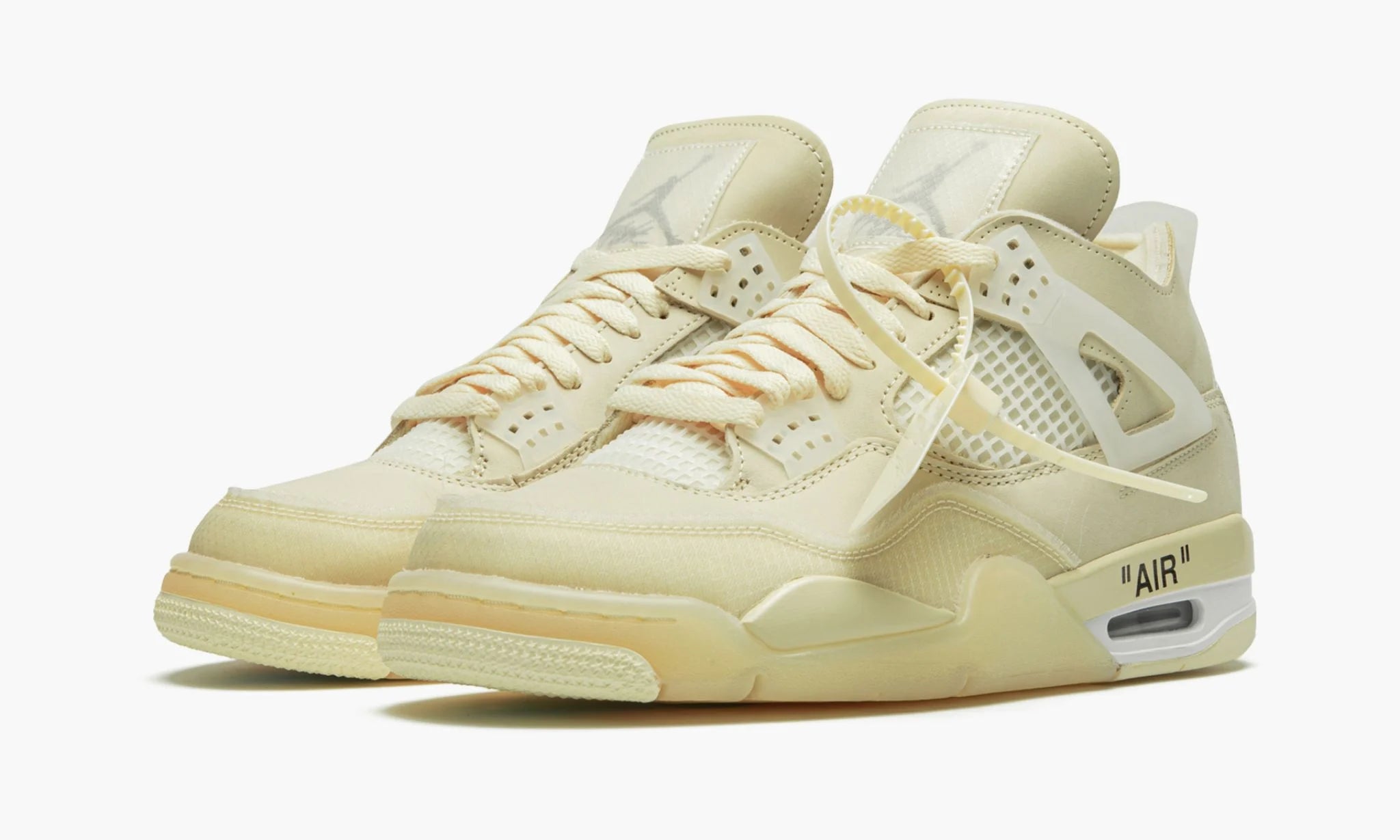 Air Jordan 4 x Off White Sail (WMNS)
