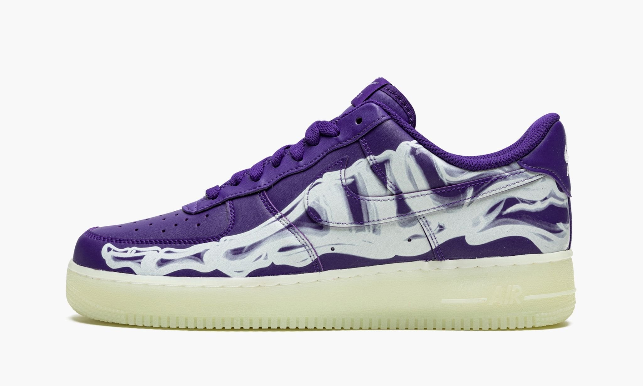 Nike Air Force 1 Low '07 QS Purple Skeleton Halloween (2021)