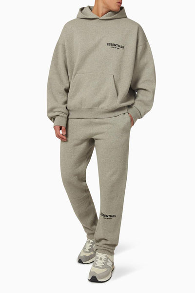 Essentials Logo Sweatpants (Dark Oatmeal) – 3KICKS