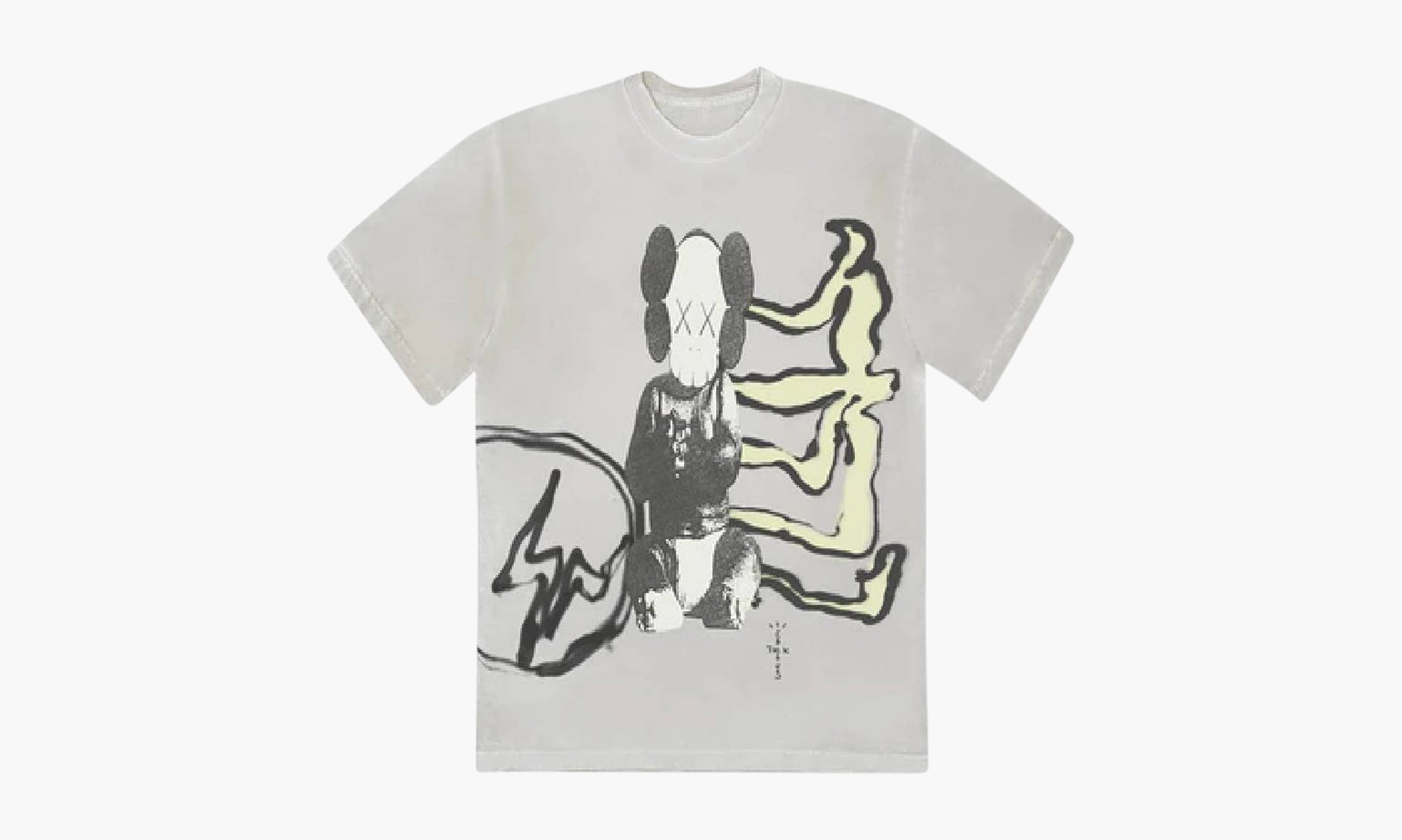 Cactus Jack x KAWS for Fragment Tee Aged Yellow