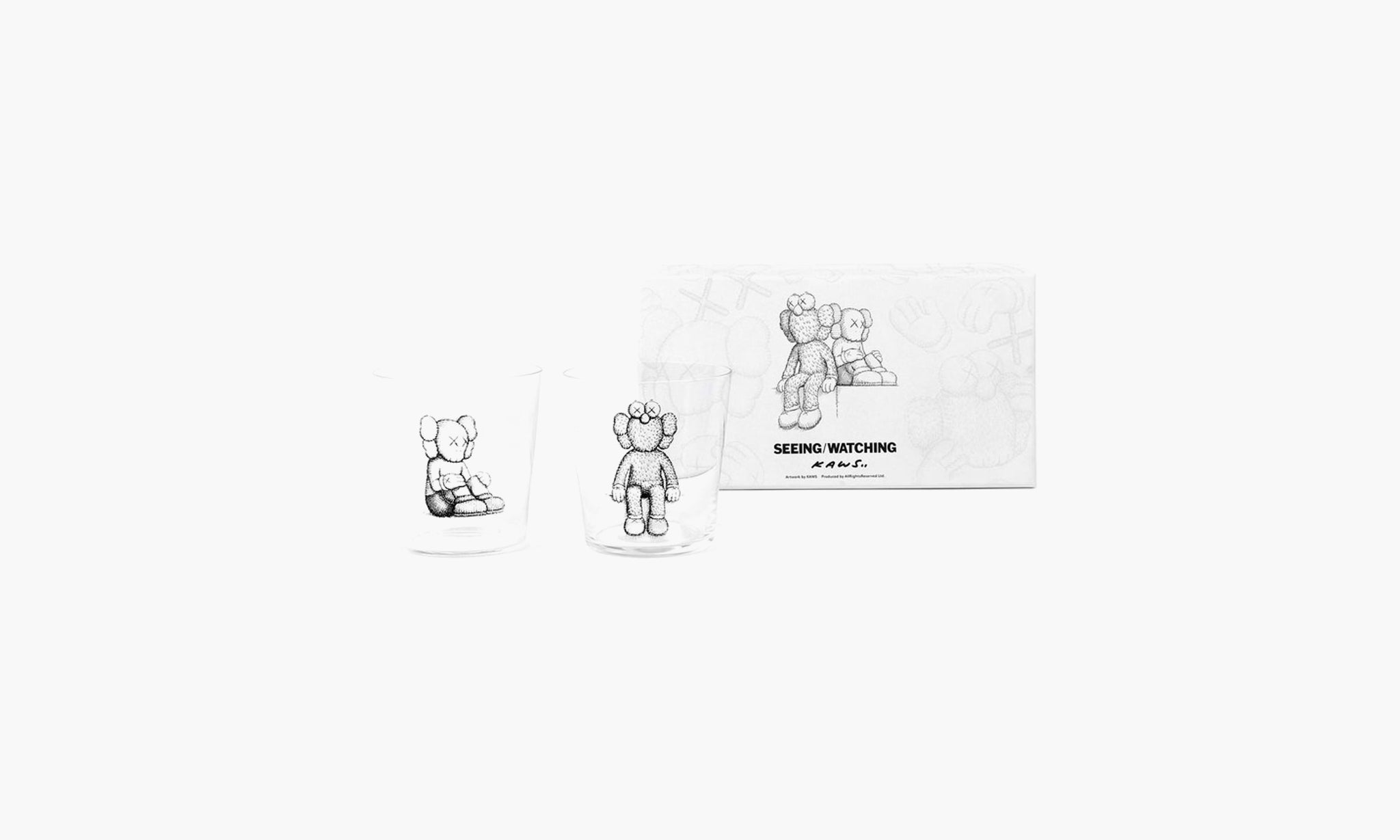 Kaws Drinking Glasses (set of 2)