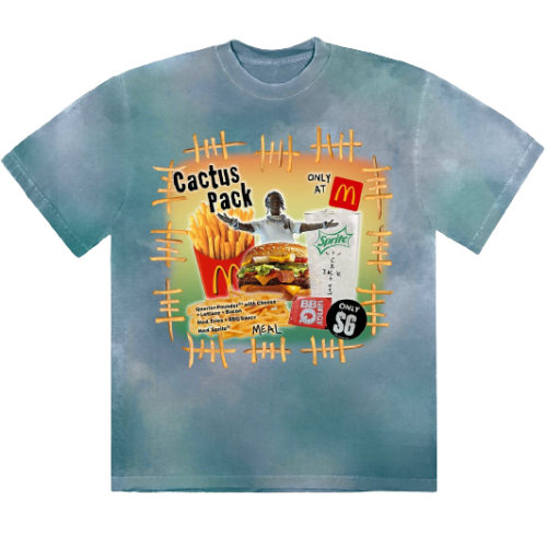 Travis Scott X Mc Donalds Cactus Vintage Bootleg T-shirt