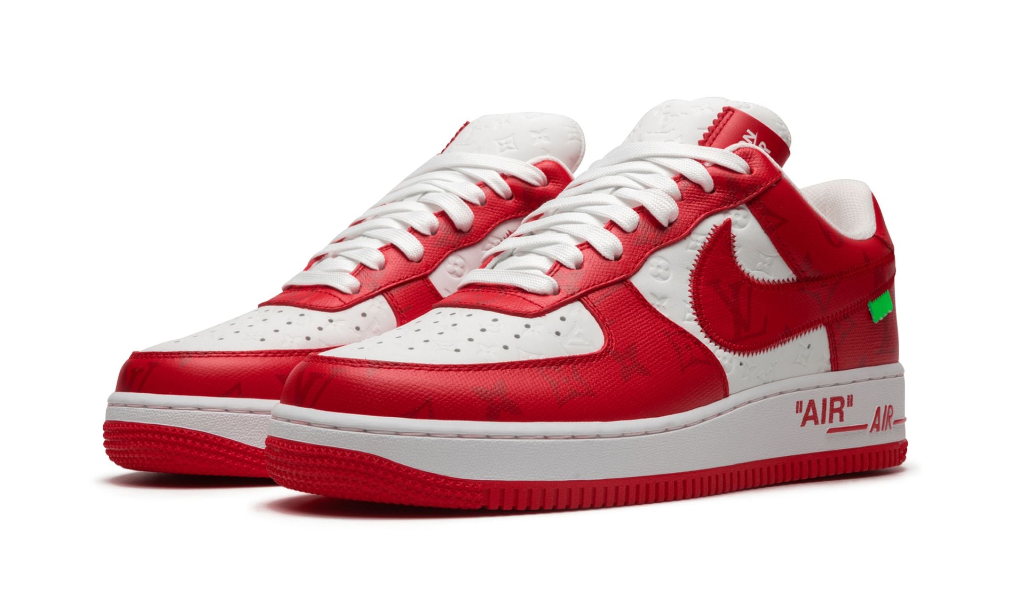 Louis Vuitton x Nike Air Force 1 Low "Virgil Abloh" Red