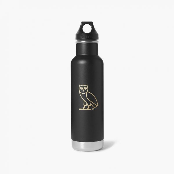 Shop OVO x Klean Kanteen Owl Water Bottle Black at 3KICKS Dubai