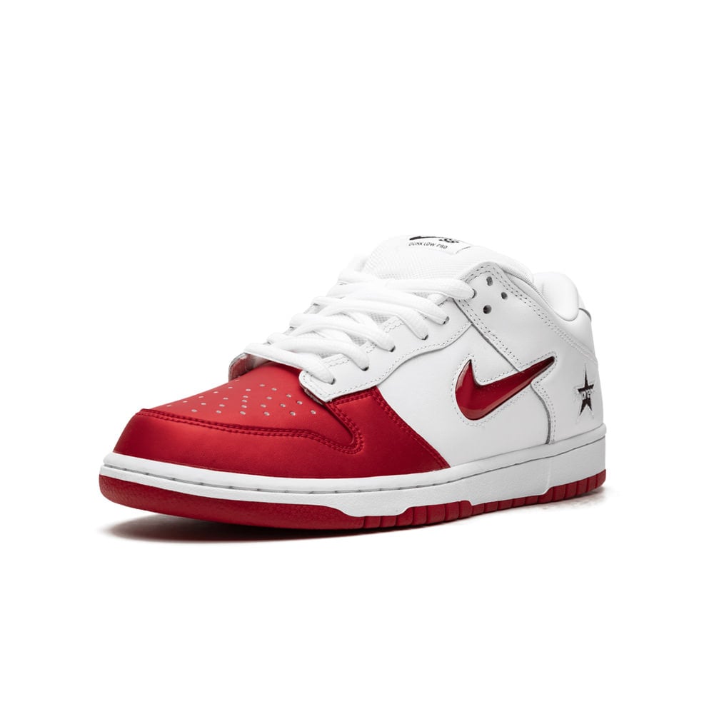 Nike SB Dunk Low Supreme Jewel Swoosh Red