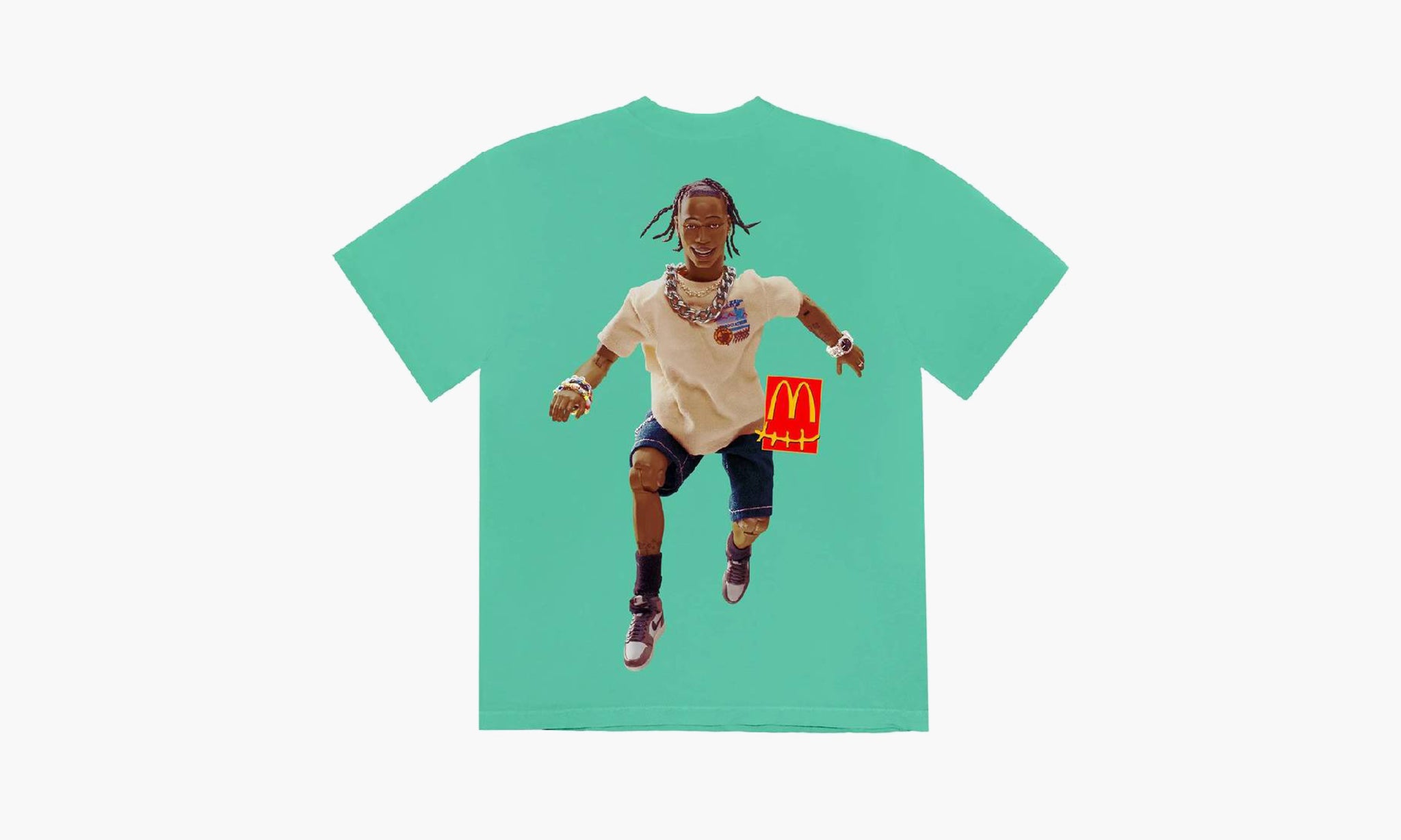 Travis Scott x McDonald's Action Figure Series IV T-shirt Mint