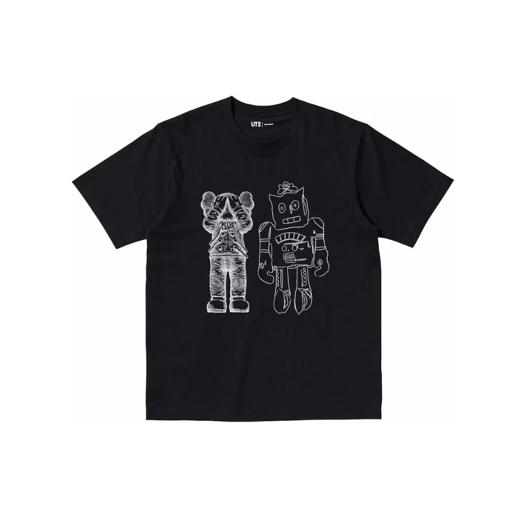 Kaws X Uniqlo X Andy Warhol UT Graphic Kids T-shirt Black