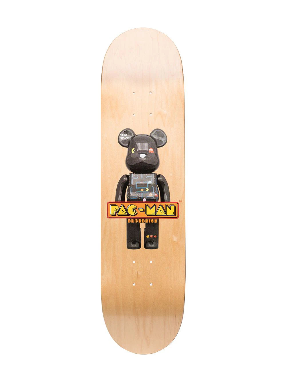 Medicom Toy x Pacman Wood Skateboard