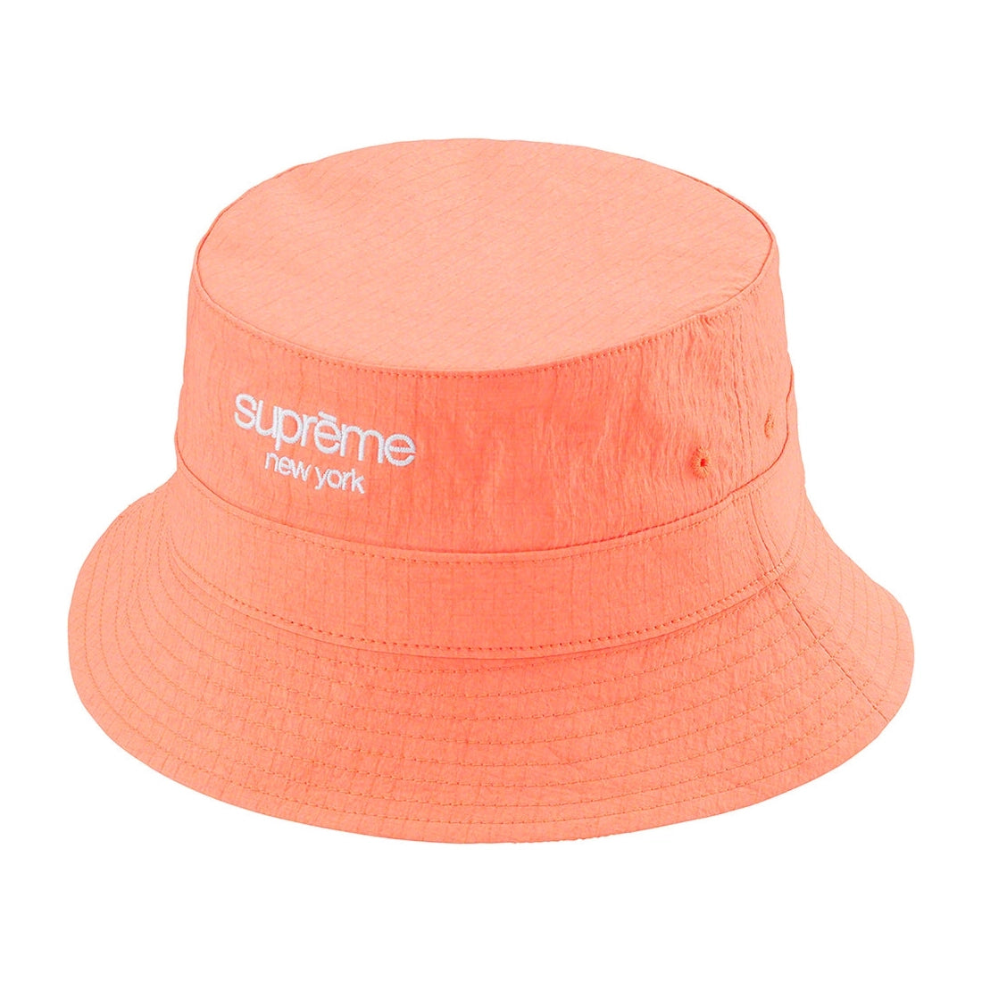 Supreme, Accessories, Coral Supreme New York Terry Crusher Bucket Hat