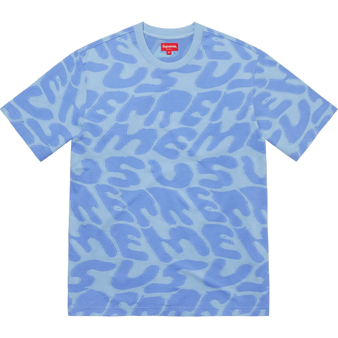 Supreme Stacked Intarsia T-Shirt (Blue)