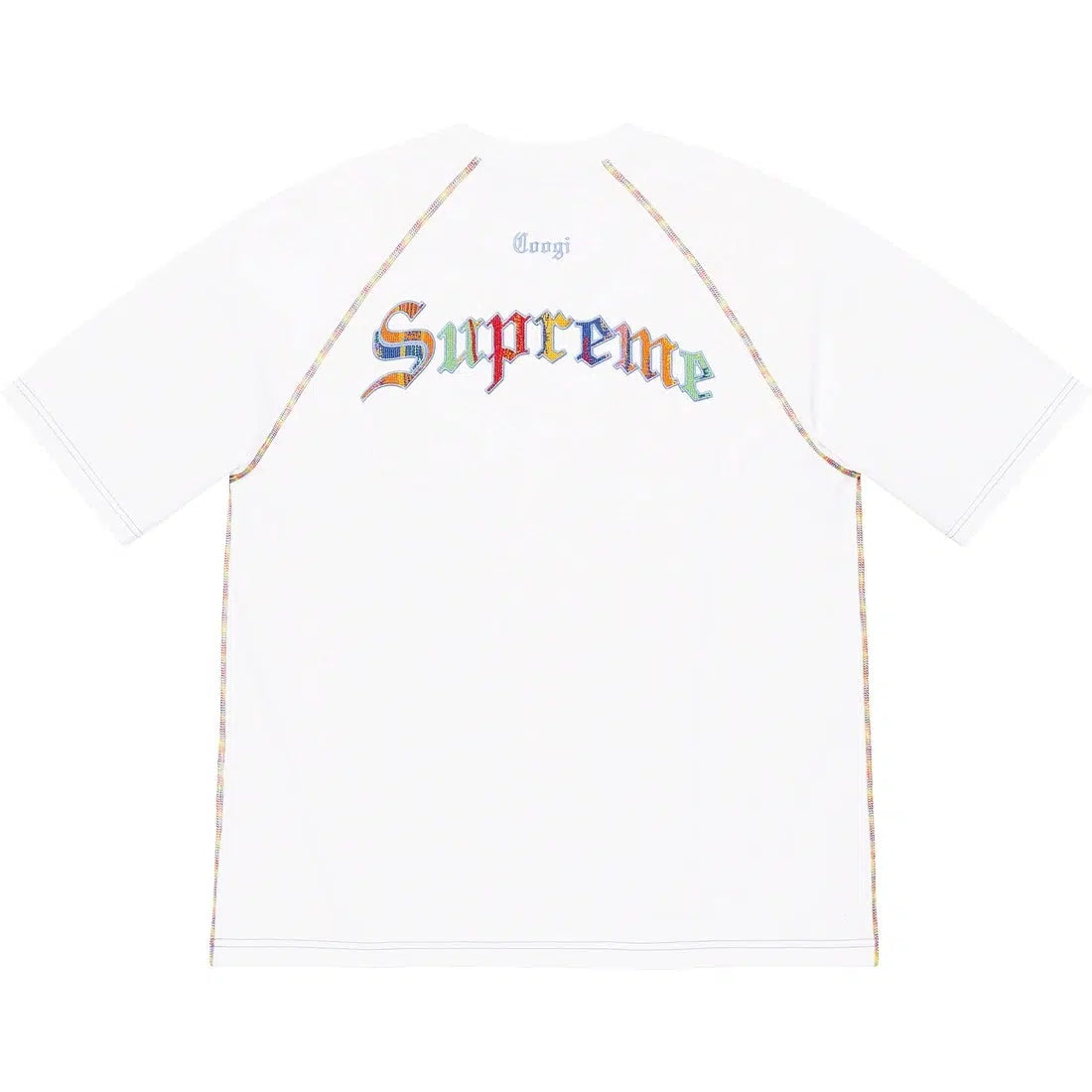 Supreme Coogi RAGLAN S/S T-Shirt (White)