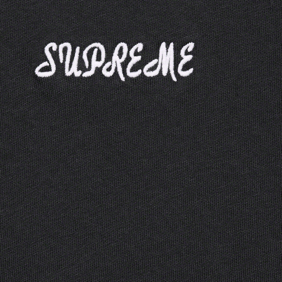 Supreme Washed Script S/S T-Shirt (Black)