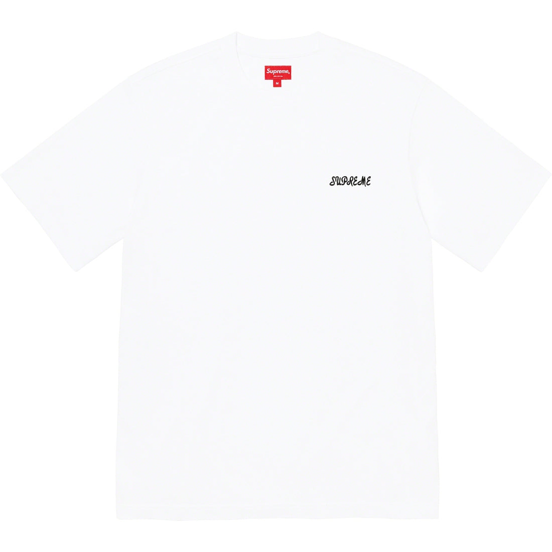 Supreme Washed Script S/S T-Shirt (White)