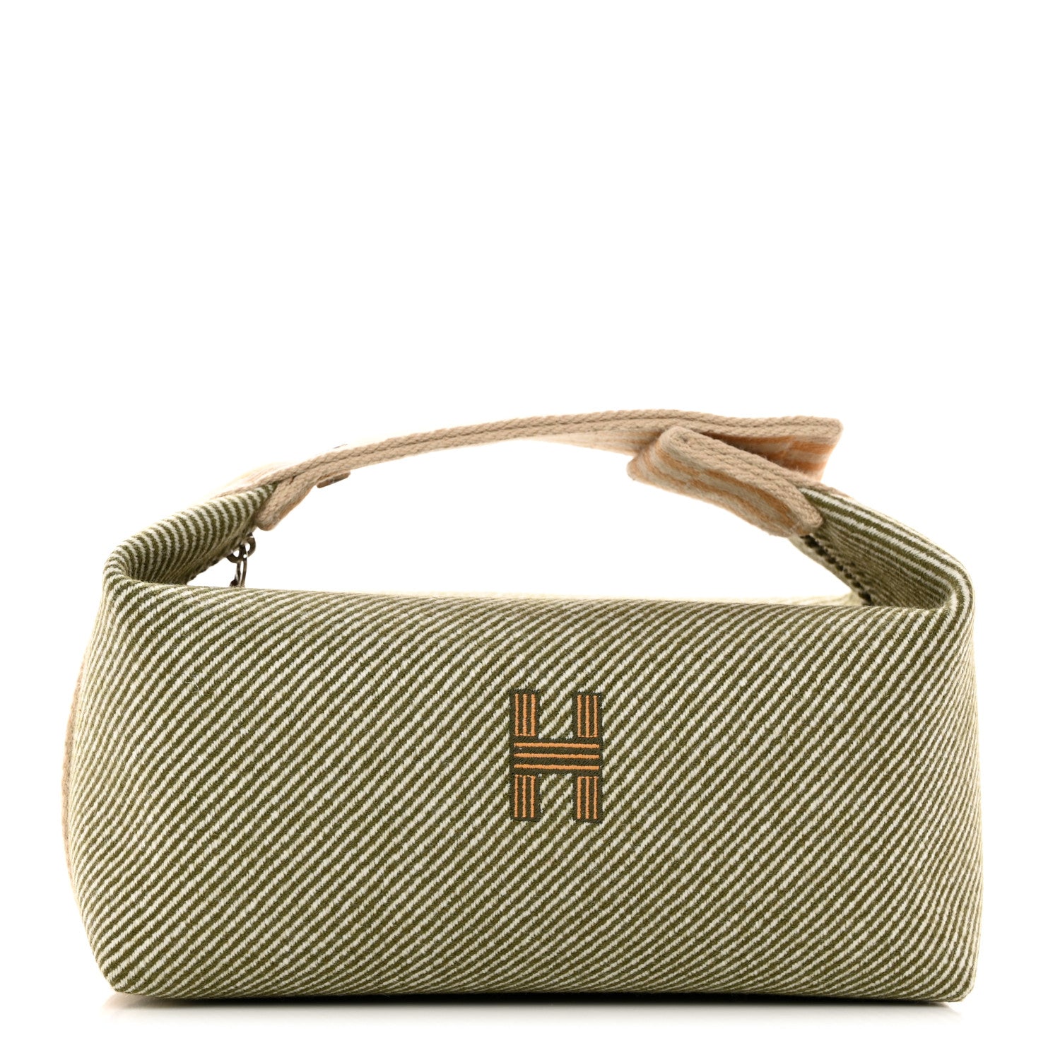 Hermes Bride A Brac H Natte Small Model Case Vert Foret