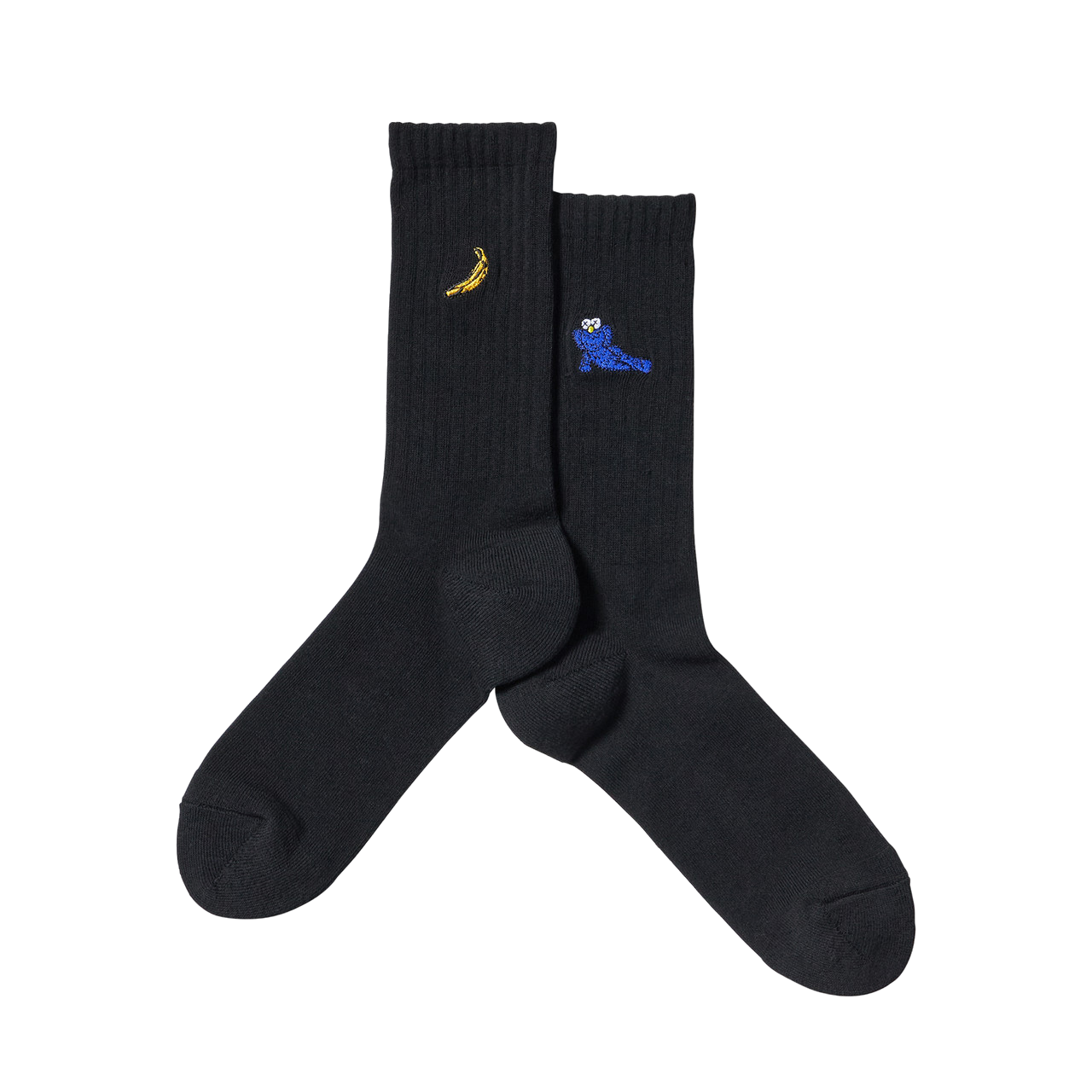 Kaws X Uniqlo X Andy Warhol Banana Socks Black