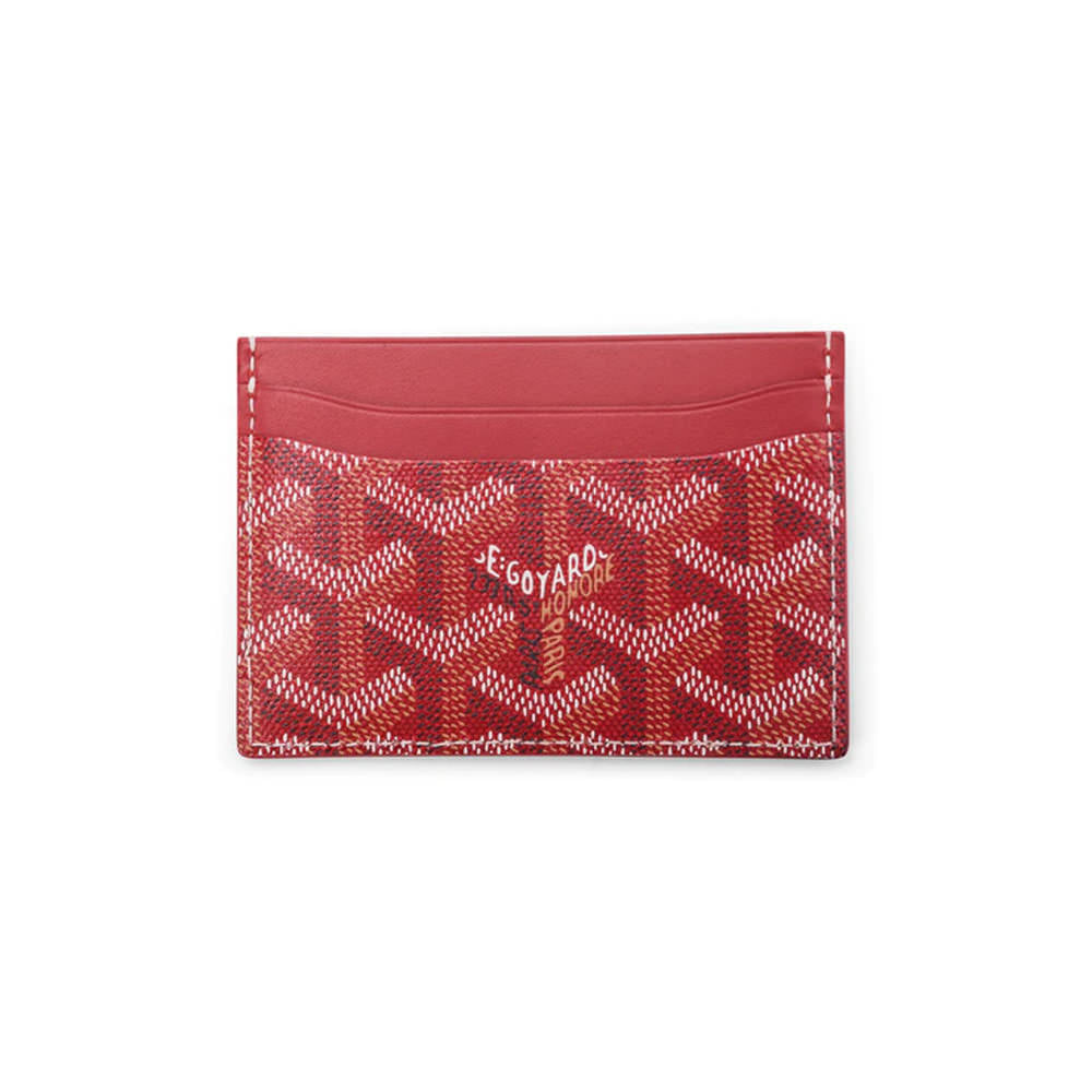 Goyard Saint-Sulpice Card Wallet “Red”