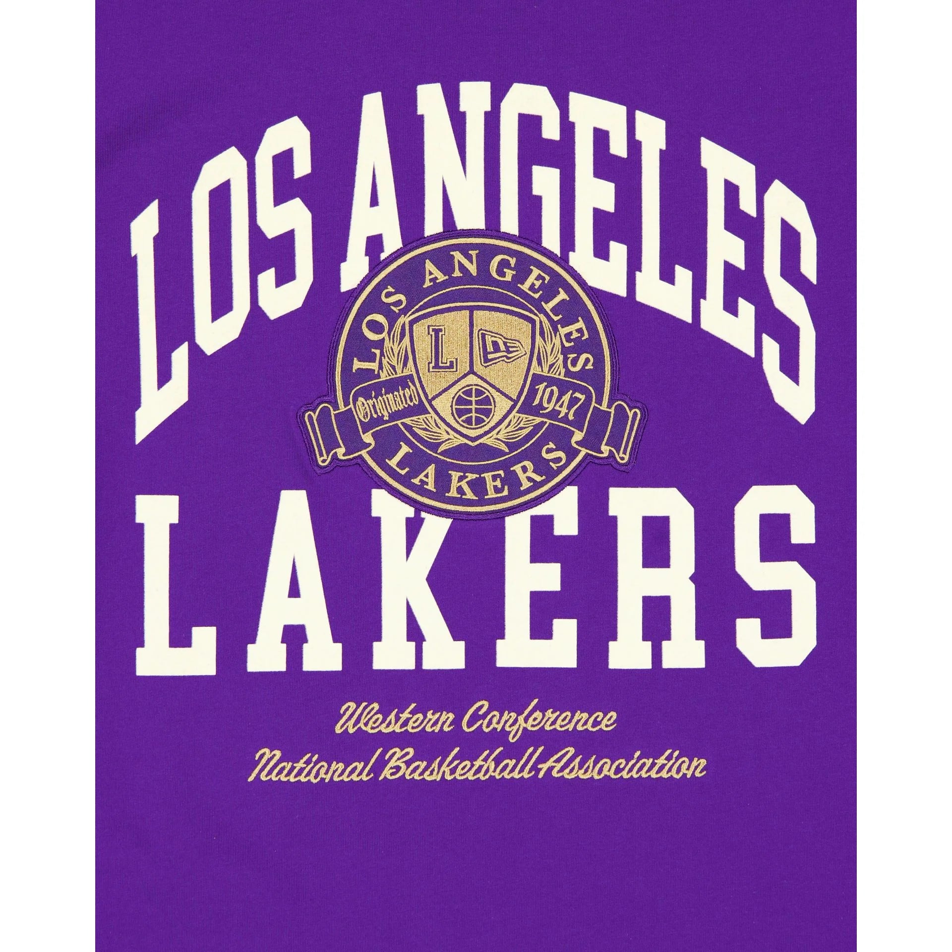 New Era Los Angeles Lakers Letterman Classic T-Shirt