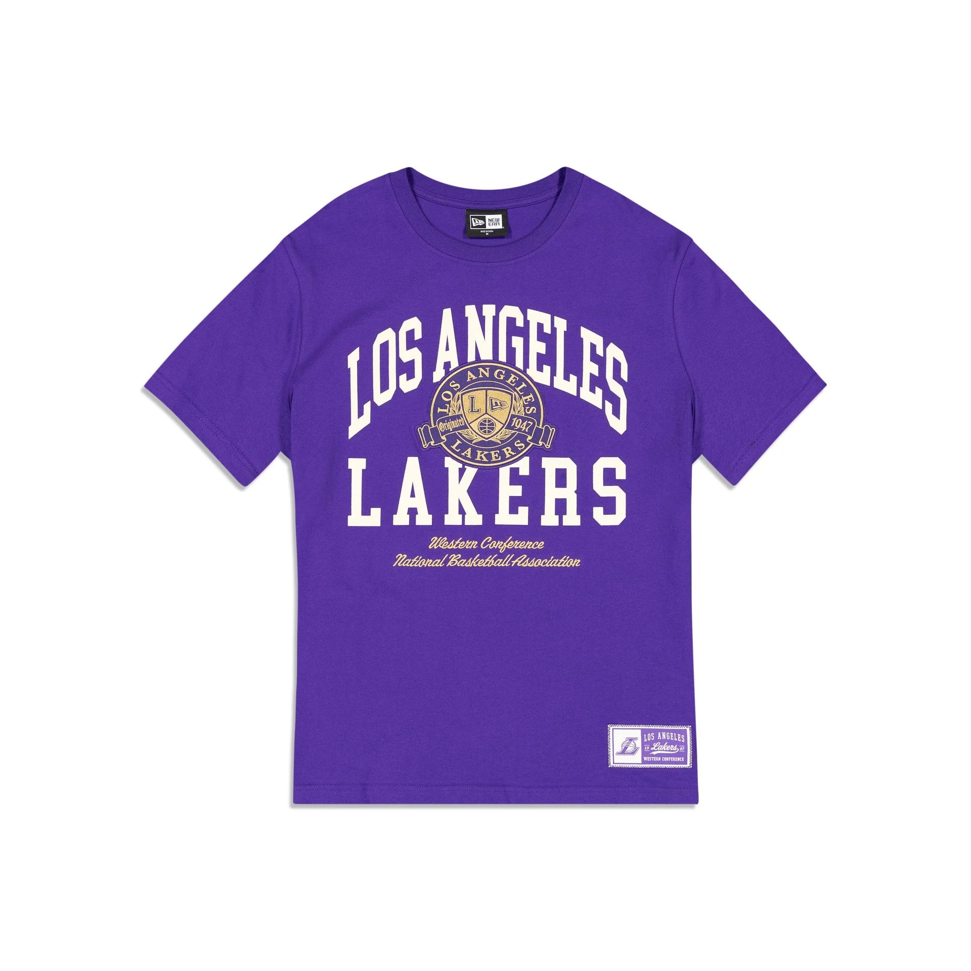 New Era Los Angeles Lakers Letterman Classic T-Shirt