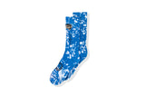 Cactus Jack Fragment socks (blue/white)