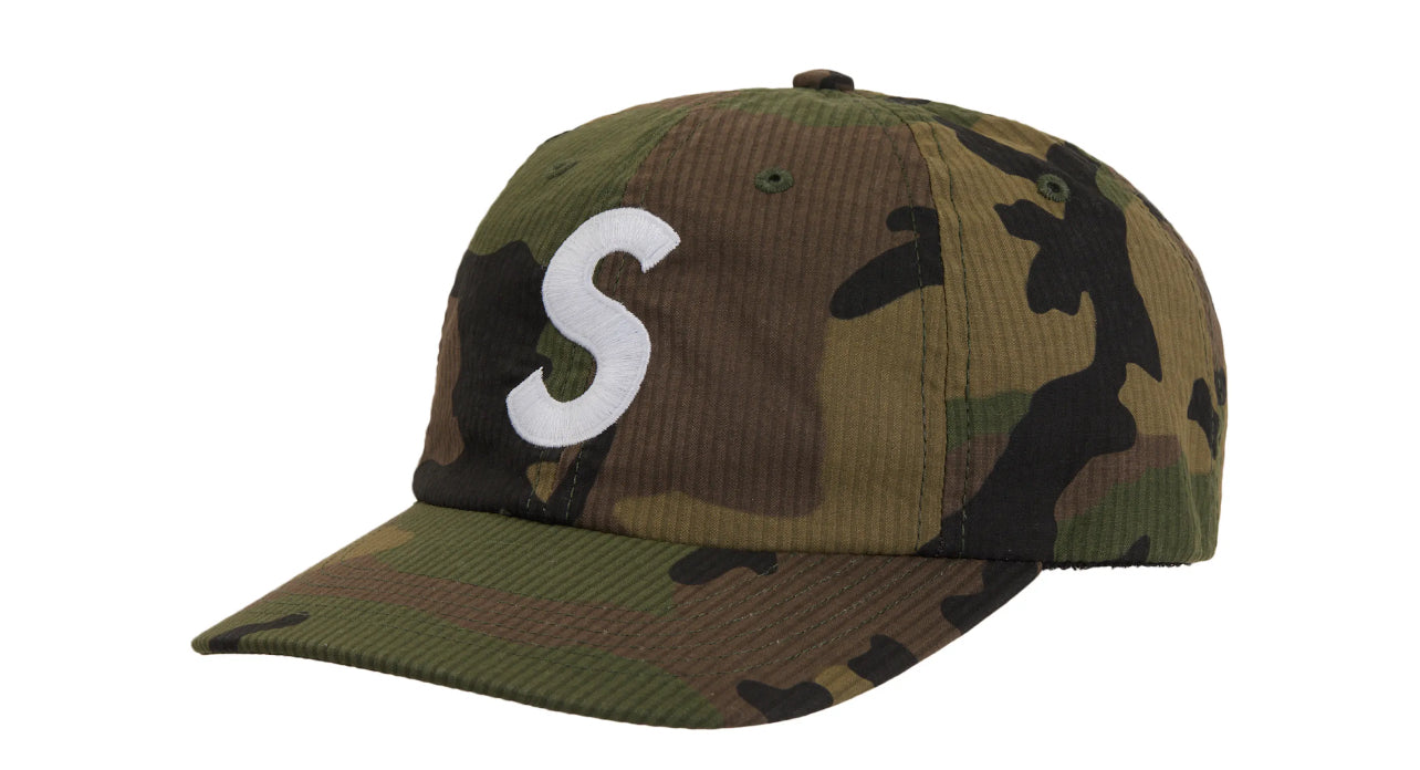 Supreme SeerSucker Logo Hat