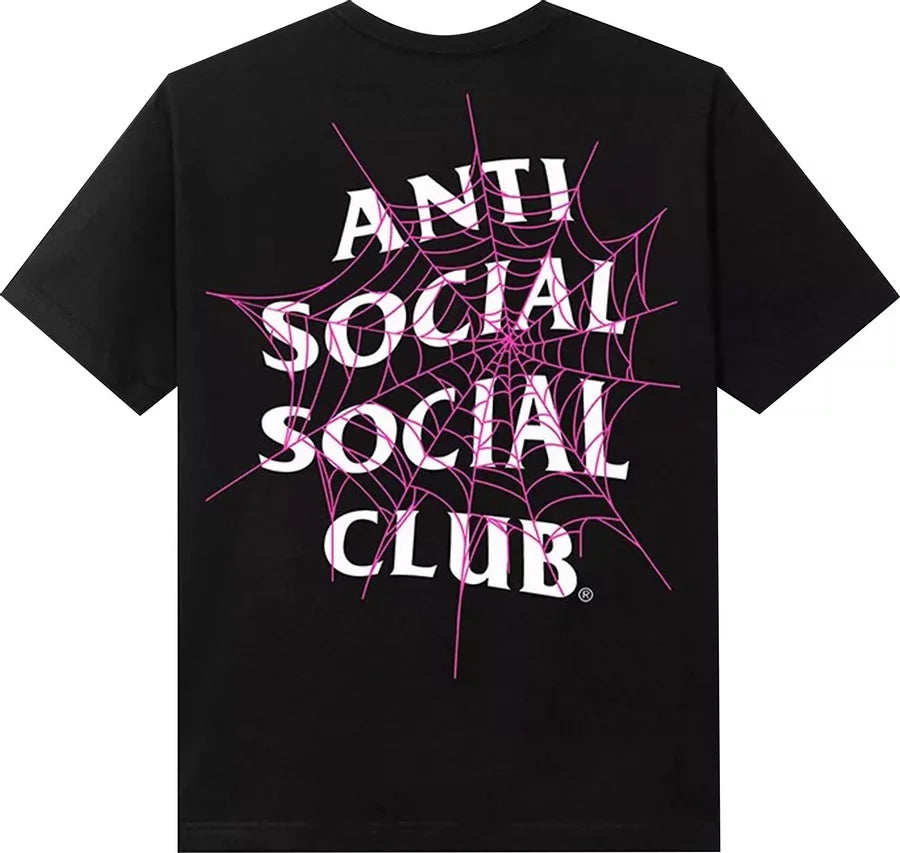 Anti Social Social Club Spiderweb T-shirt Black