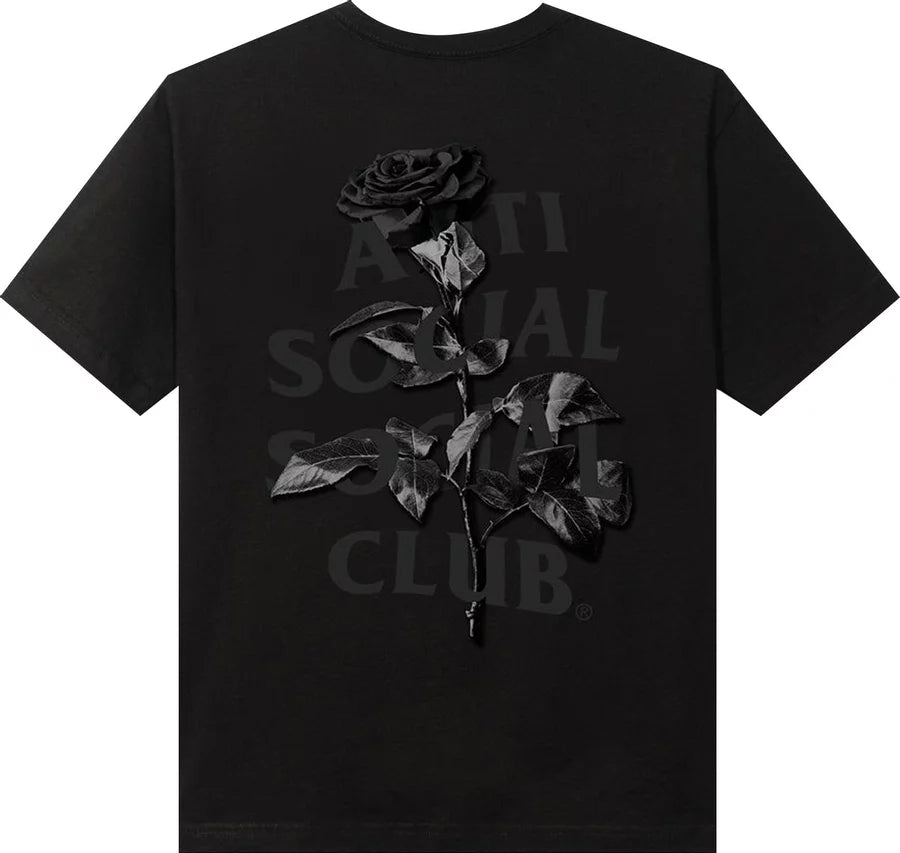 Anti Social Social Club Hell O Rose T-shirt Black