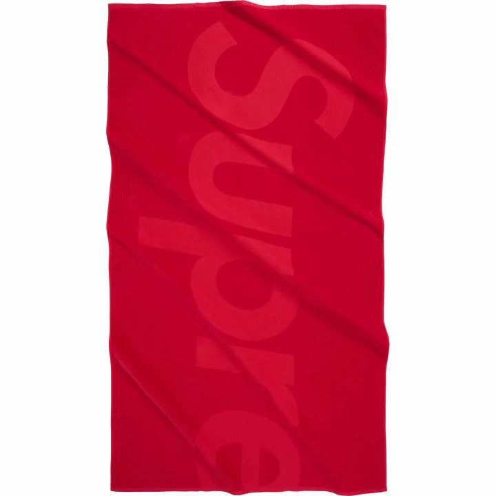 Supreme Tonal Logo Towel  Red