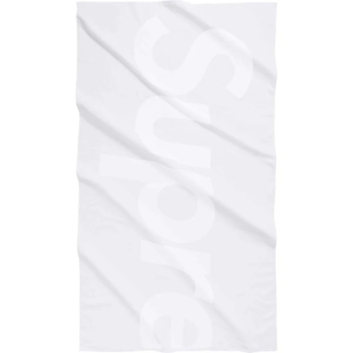 Supreme Tonal Logo Towel  White
