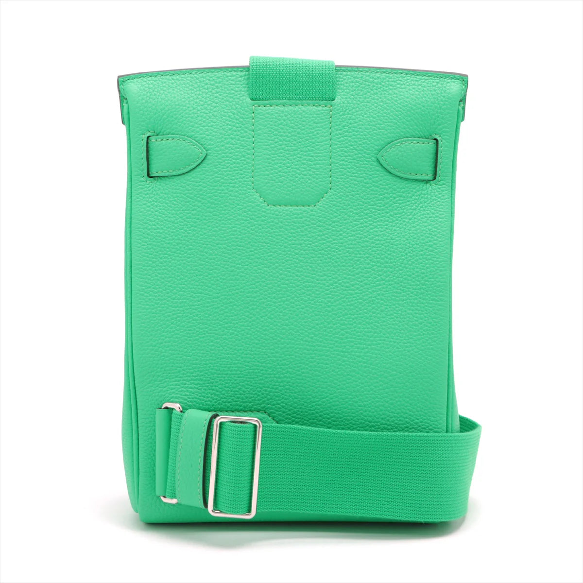 Hermes HAC A Dos PM Backpack Vert Absinthe Evercolor Palladium Hardware