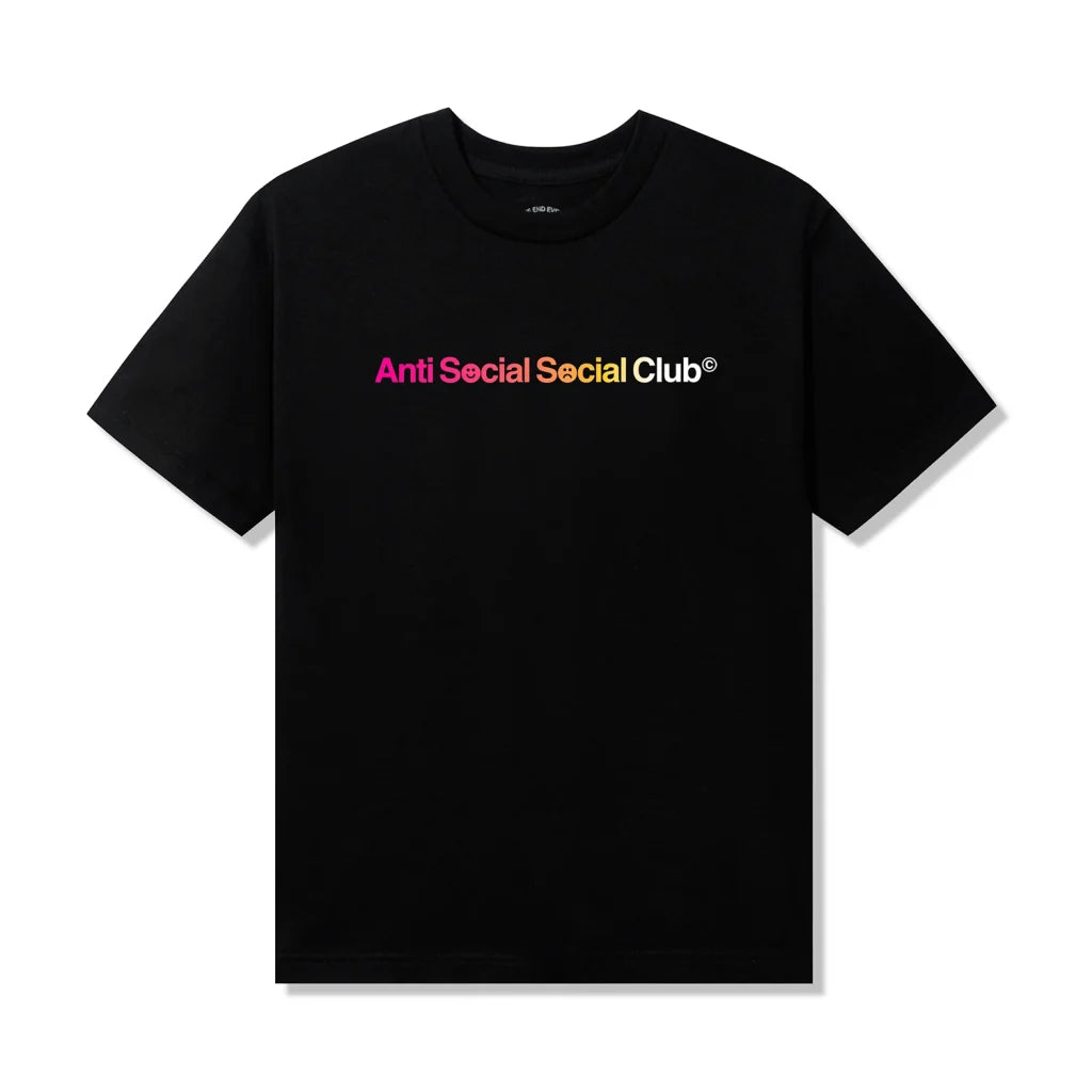 Anti Social Social Club Indoglo T shirt Black