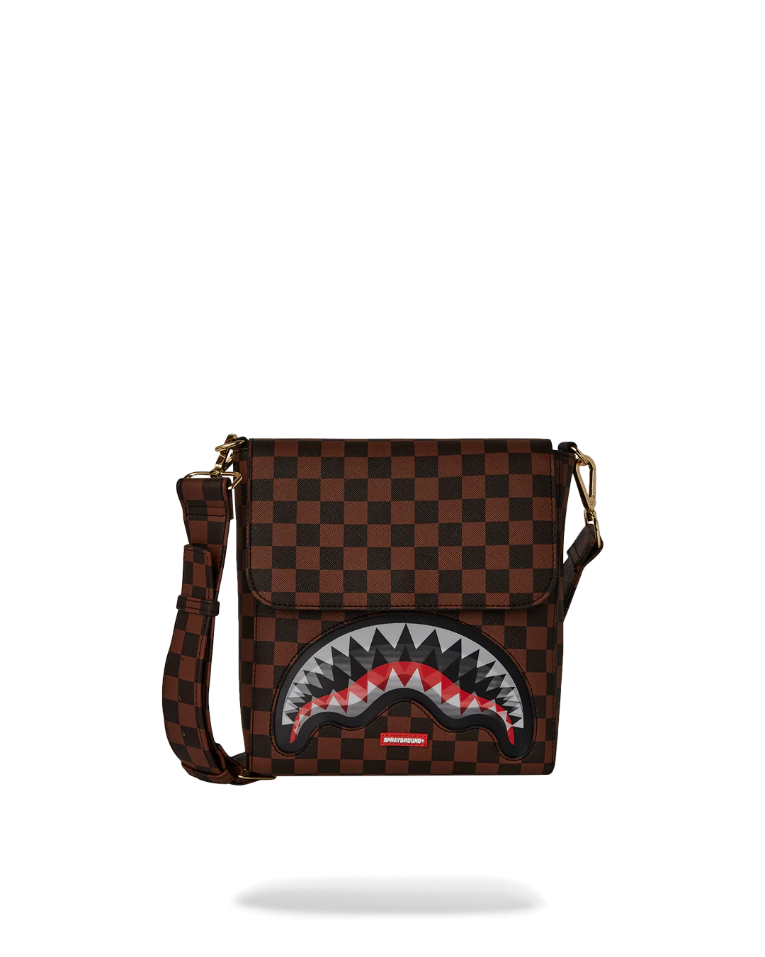 Sprayground Sharks In Paris Lenticular Chomp Messenger Sling