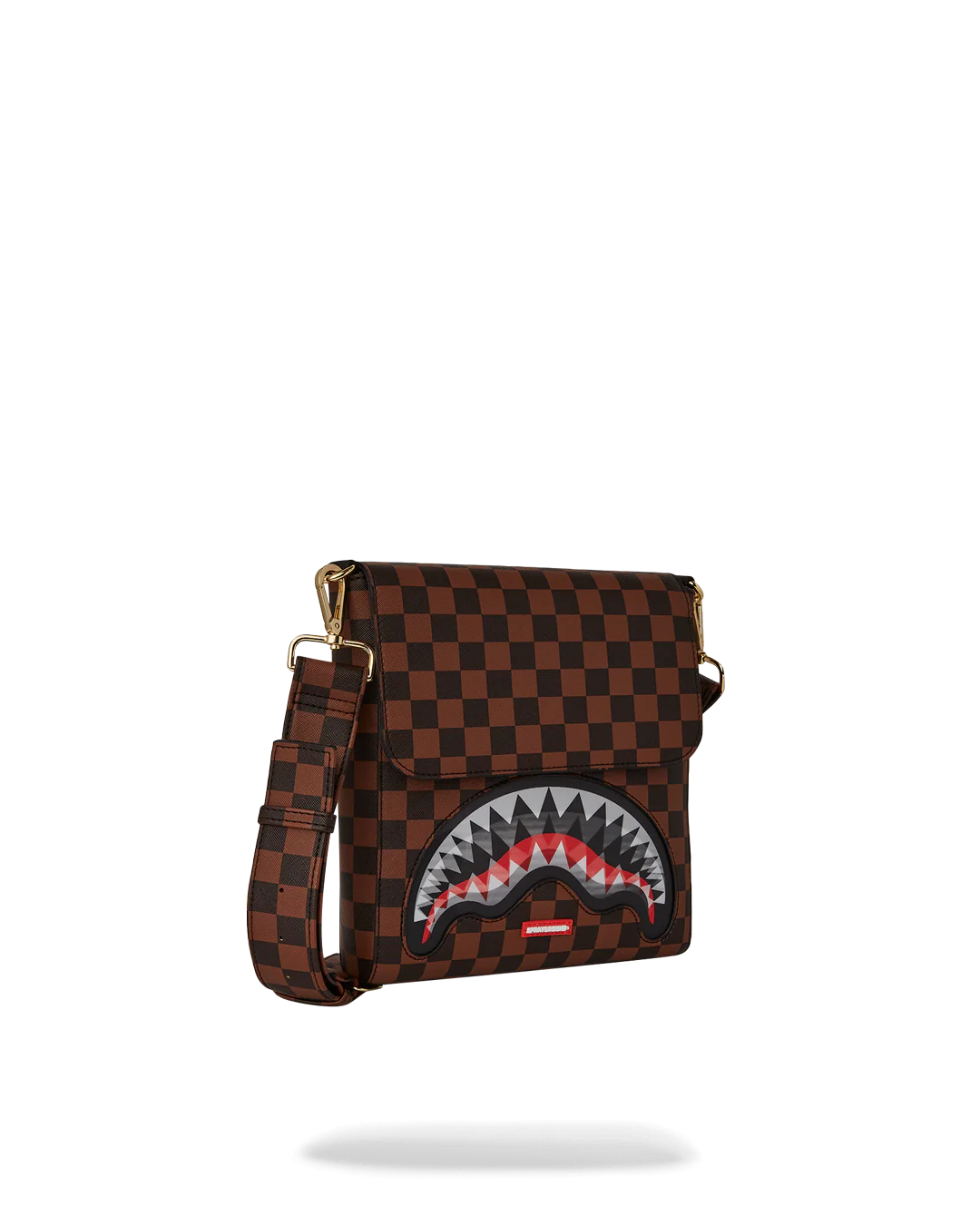 Sprayground Sharks In Paris Lenticular Chomp Messenger Sling